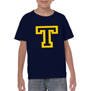 Trinity College Primary Logo  Basic Cotton Youth Short Sleeve T Shirt - Navy