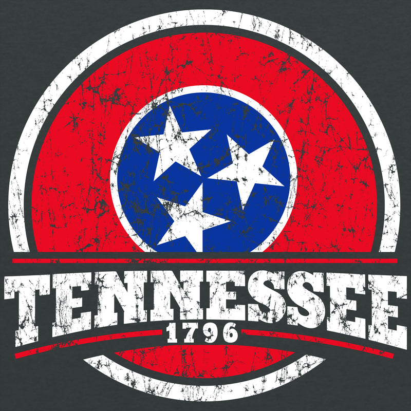 Tennessee Distressed Circle T-Shirt - Dark Heather