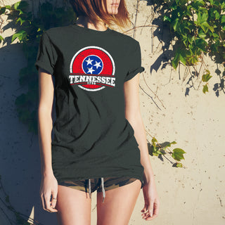 Tennessee Distressed Circle T-Shirt - Dark Heather