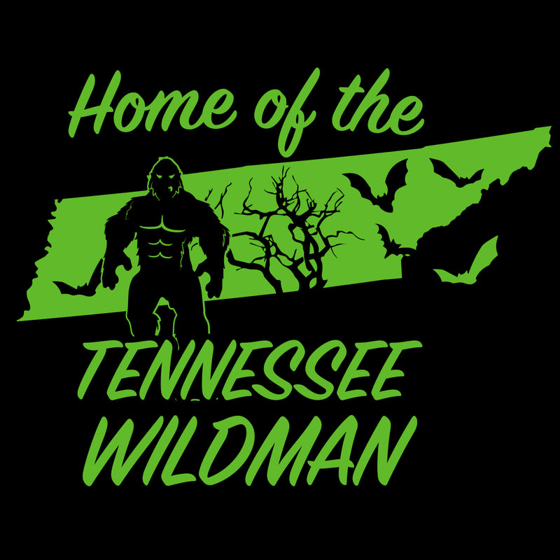 Tennessee Wildman Cryptid T-Shirt - Black