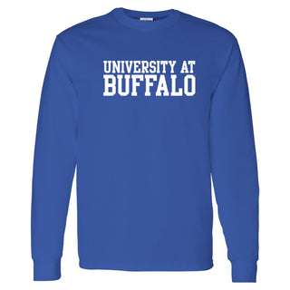 University at Buffalo Bulls Basic Block Long Sleeve T-Shirt - Royal