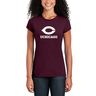 UChicago Primary Logo Women's T-Shirt - Maroon