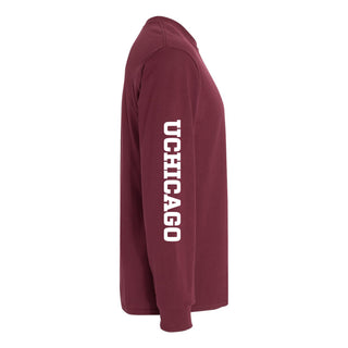 UChicago Double Sleeve Long Sleeve - Maroon