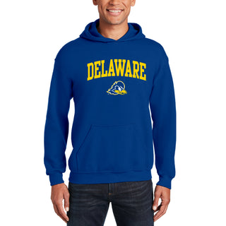 Delaware Blue Hens Arch Logo Hoodie - Royal