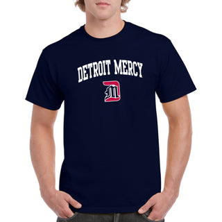 University Of Detroit Mercy Titans Arch Logo Short Sleeve T Shirt - Navy