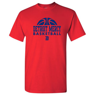 University Of Detroit Mercy Titans Basketball Hype Short Sleeve T Shirt - Red