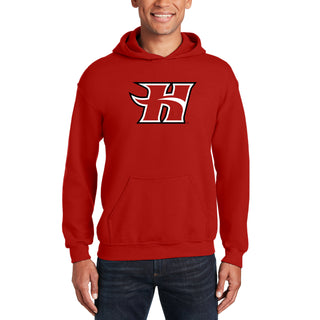 Hawaii Hilo Vulcans Primary Logo Hoodie - Red