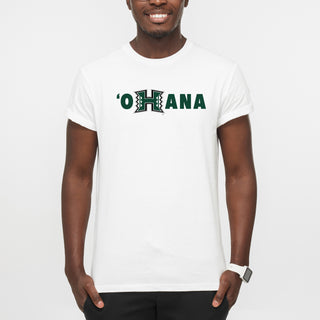 Hawaii Manoa Rainbow Warriors OHANA T Shirt - White