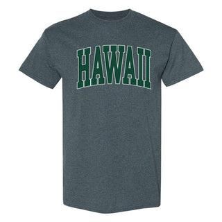 Hawaii Rainbow Warriors Mega Arch T-Shirt - Dark Heather