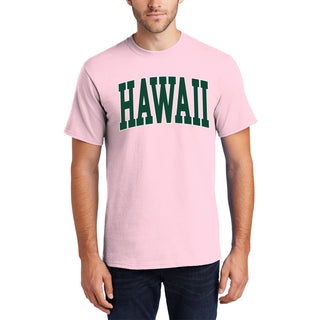 Hawaii Rainbow Warriors Mega Arch T-Shirt - Light Pink