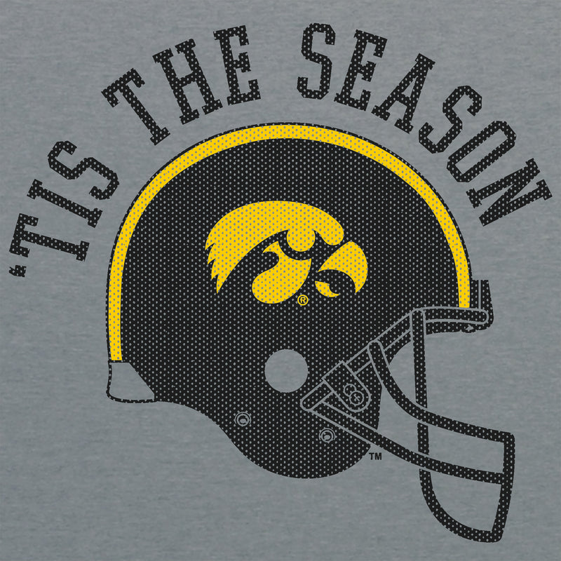 Iowa Tis The Season Football Design - Deep Heather