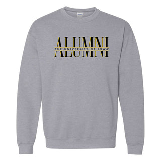 Iowa Classic Alumni Crewneck - Sport Grey