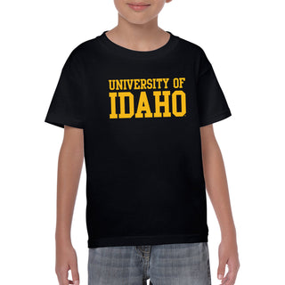 Idaho Vandals Basic Block Youth T Shirt - Black