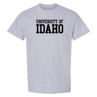 Idaho Vandals Basic Block T Shirt - Sport Grey