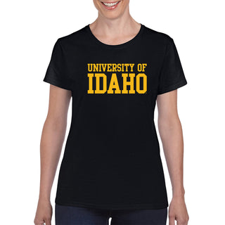 Idaho Vandals Basic Block Women's T Shirt - Black