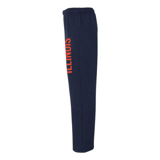 Illinois Fighting Illini Super Block Sweatpants - Navy