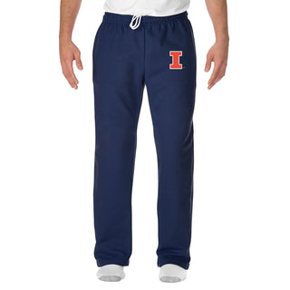 University of Illinois Fighting Illini Primary Logo Sweatpants - Navy