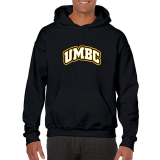 University of Maryland Baltimore County Retrievers Basic Block Heavy Blend Hoodie - Black