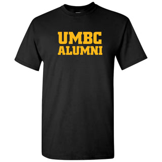 University of Maryland Baltimore County Retrievers Alumni Block Short Sleeve T Shirt - Black