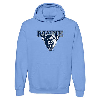 Maine Black Bears Primary Logo Hoodie - Carolina Blue