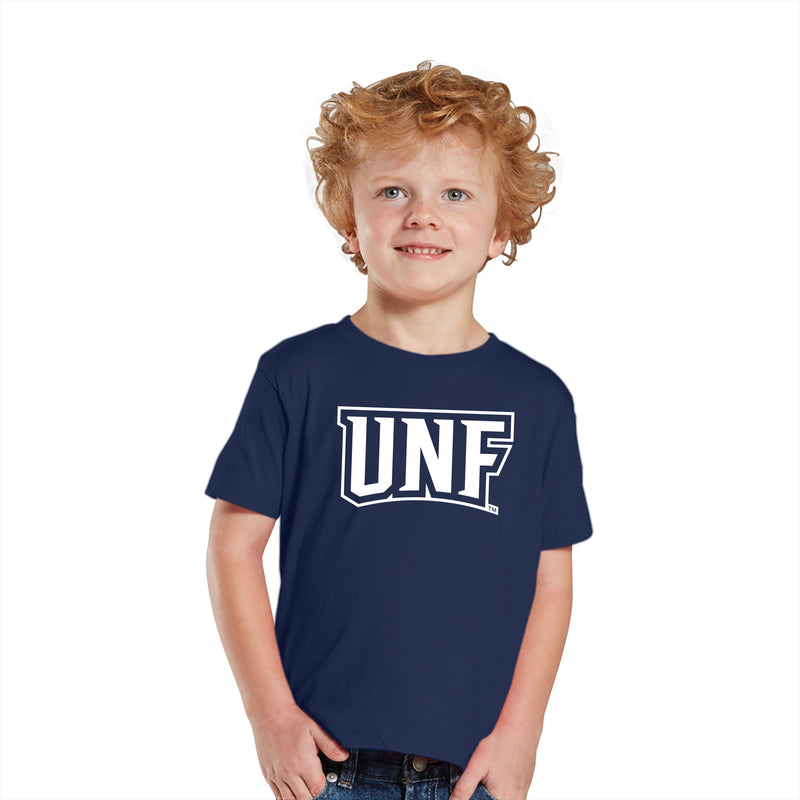 University of North Florida Ospreys Basic Block Toddler Short Sleeve T Shirt - Navy
