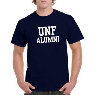 University of North Florida Ospreys Alumni Block Short Sleeve T Shirt - Navy