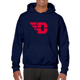 University of Dayton Flyers Primary Logo Heavy Blend Hoodie - Navy