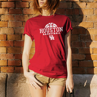 University of Houston Cougars Basketball Hype Short Sleeve T-Shirt - Red