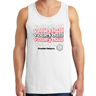 Houston Cougars Volleyball Repeat Tank Top - White