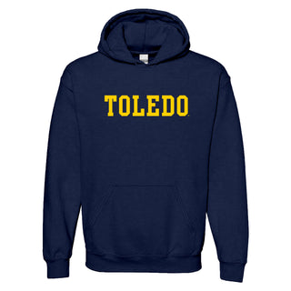 University of Toledo Rockets Basic Block Heavy Blend Hoodie - Navy