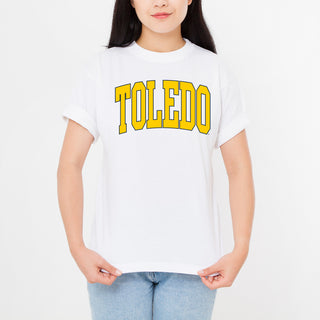 Toledo Rockets Mega Arch T-Shirt - White