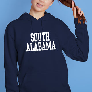 South Alabama Jaguars Basic Block Hoodie - Navy