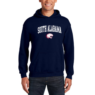 South Alabama Jaguars Arch Logo Hoodie - Navy