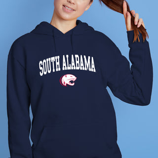 South Alabama Jaguars Arch Logo Hoodie - Navy