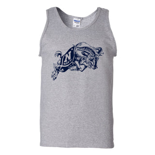 United States Naval Academy Midshipmen Primary Logo Tank Top - Sport Grey