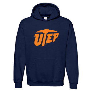 University of Texas at El Paso Miners Primary Logo Hoodie - Navy