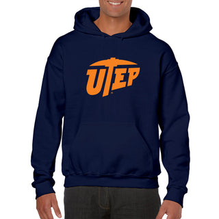 University of Texas at El Paso Miners Primary Logo Hoodie - Navy