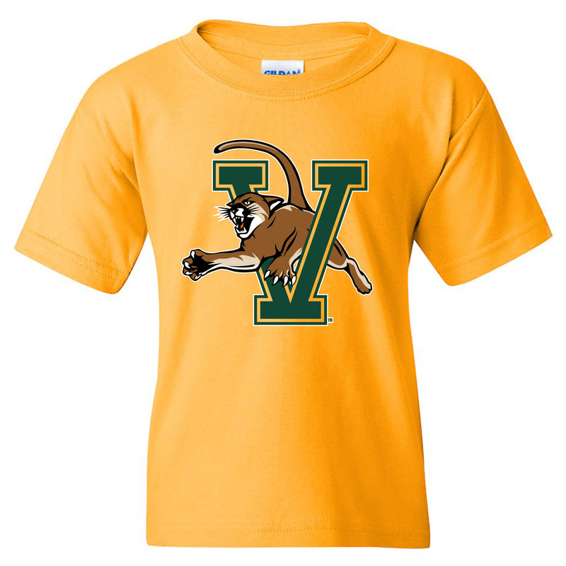 Vermont Primary Logo Youth T-Shirt - Gold