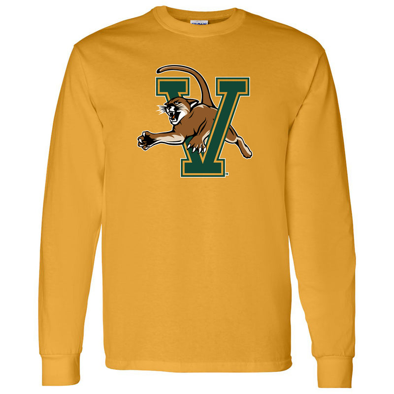 Vermont Primary Logo Long Sleeve - Gold