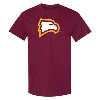 Winthrop University Eagles Primary Logo Short Sleeve T Shirt - Maroon