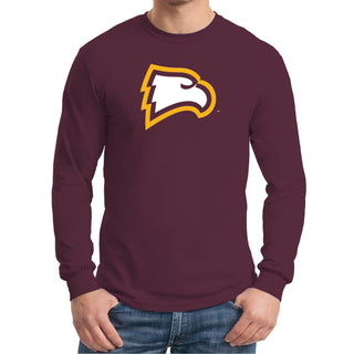 Winthrop University Eagles Primary Logo Long Sleeve T Shirt - Maroon