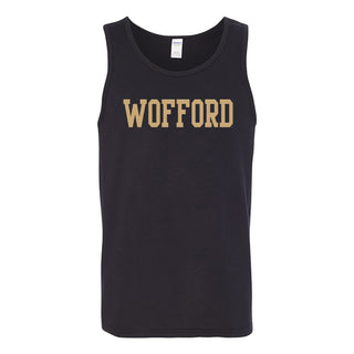 Wofford College Terriers Basic Block Tank Top - Black