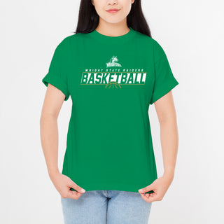 Wright State Raiders Basketball Charge T Shirt - Irish Green