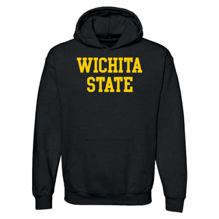 Wichita State University Shockers Basic Block Heavy Blend Hoodie - Black