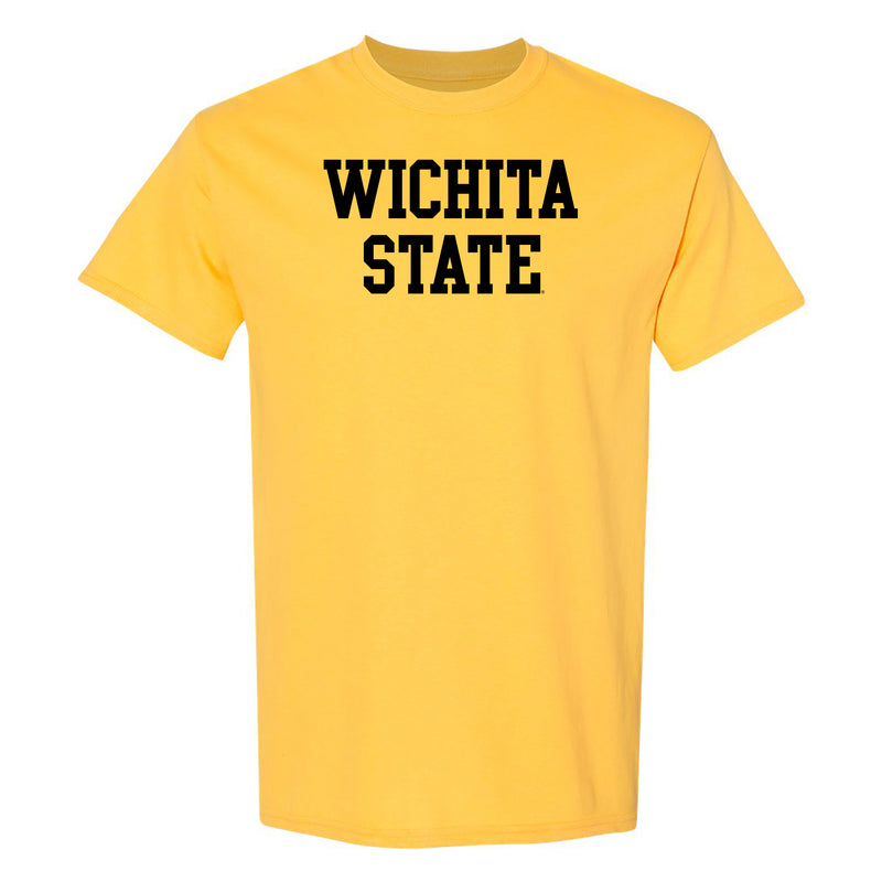 Wichita State University Shockers Basic Block Short Sleeve T-Shirt - Daisy