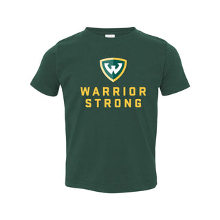 Wayne State University Warrior Strong Toddler T Shirt - Forest