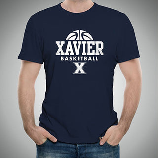 Xavier University Musketeers Basketball Hype Short Sleeve T Shirt - Navy