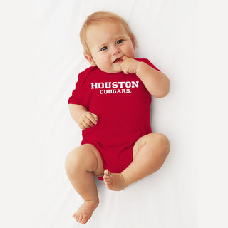 University of Houston Cougars Basic Block Creeper - Red