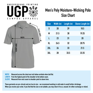 Eastern Michigan University Eagles Primary Logo Left Chest Polo - White